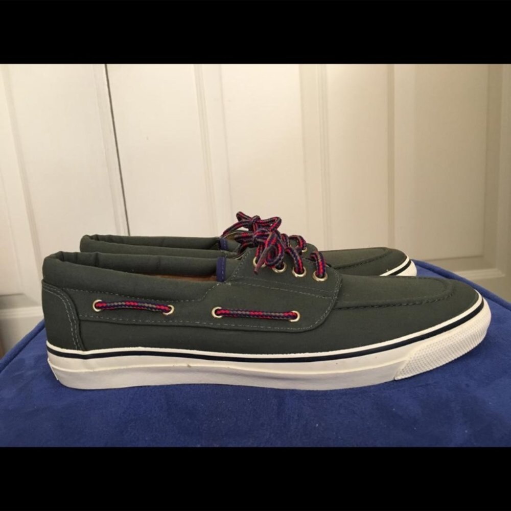 Vintage Green Sperry Top-Sider